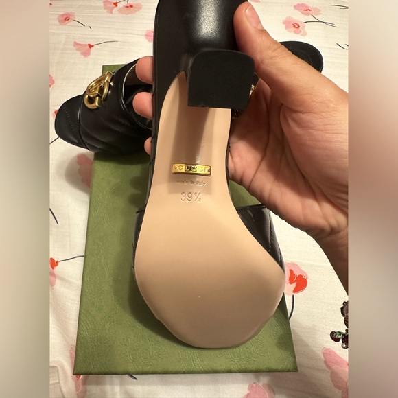 NWT Authentic Gucci double G marmont heels - Picture 7 of 9
